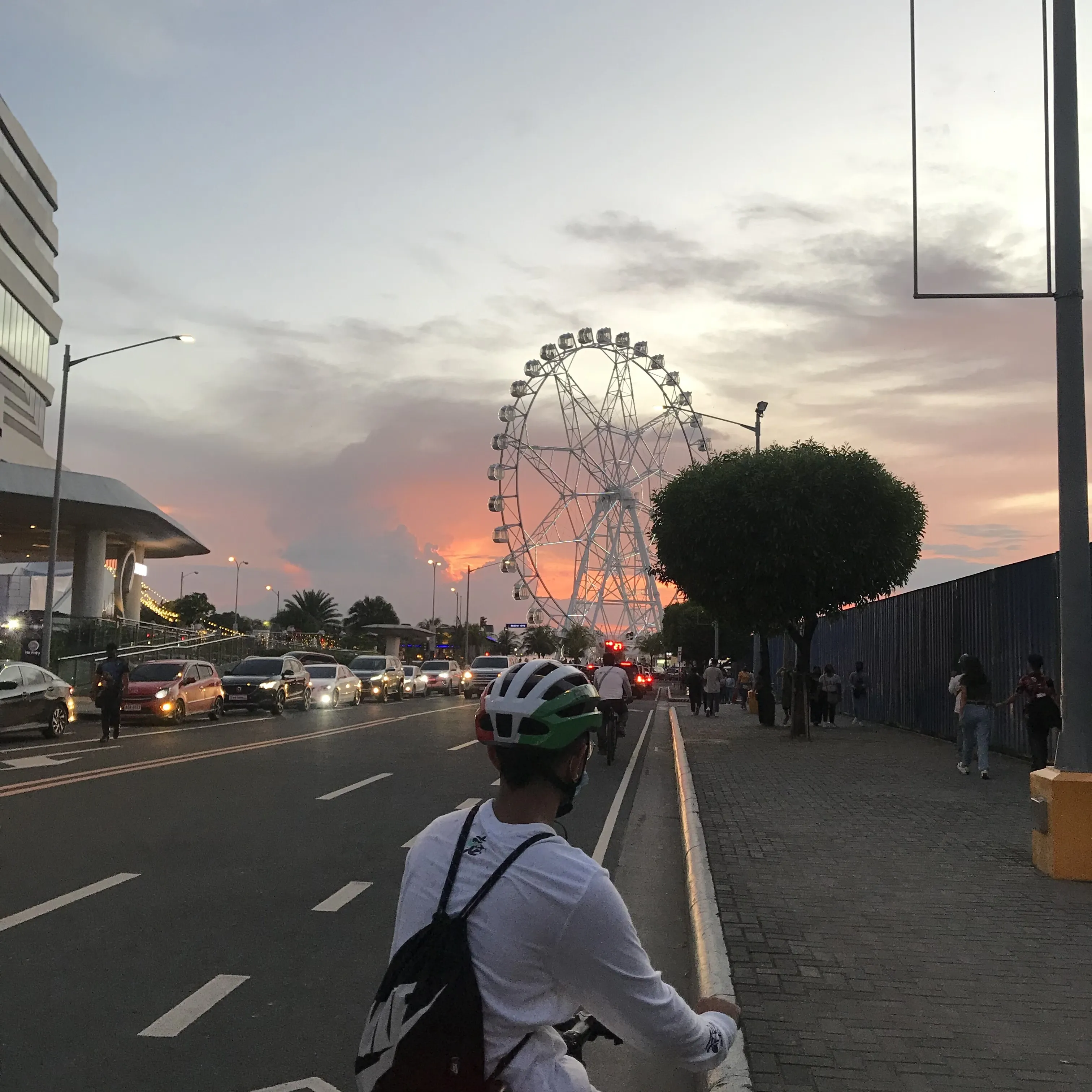 Me cycling